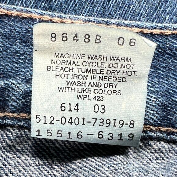 Levi's 515 Jeans Women's Size 12 Blue Bootcut Denim Jeans Made in USA! - Picture 10 of 10